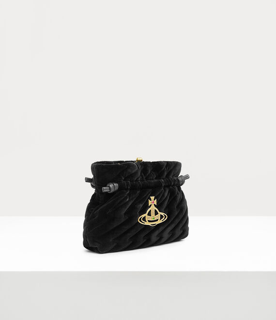 Vivienne Westwood eva small clutch black